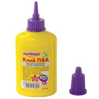 Клей ПВА 125г для бумаги картона дерева ЮНЛАНДИЯ (1/40)