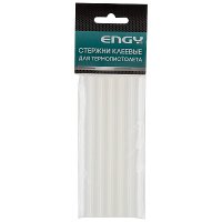 Клеевые стержни d=7мм 100мм прозрачные 6шт Engy (1/25/600)