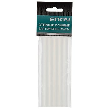 Клеевые стержни d=7мм 100мм прозрачные 6шт Engy (1/25/600)