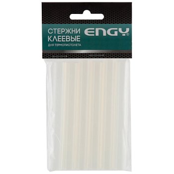 Клеевые стержни d=11мм 100мм прозрачные 6шт Engy (1/25/300)
