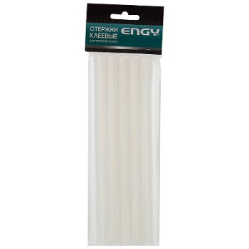 Клеевые стержни d=11мм 200мм прозрачные 6шт Engy (1/25/200)