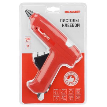 Пистолет клеевой Rexant 100Вт (11mm) (36)