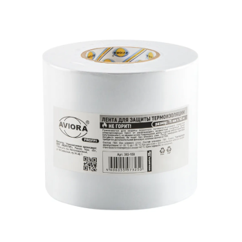 Лента для защиты термоизоляции 75мм х 50м Aviora Profi белый (24)
