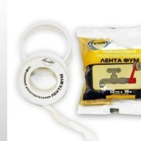 Тефлоновая уплотнительная лента (ФУМ) 12мм х 10м Aviora (10/200)