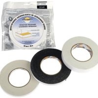 Двусторонняя лента вспененная основа Aviora 9мм х 10м 1хBl белый (180)