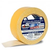 Двусторонняя лента Unibob тканевая основа 50мм х 5м (6/36)