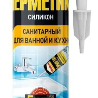 Герметик силиконовый Момент 280мл для ванной и кухни прозрачный картридж (12)