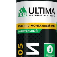 Клей Жидкие Гвозди Ultima 305 для декора и интерьера акрил картридж 300мл белый (12)