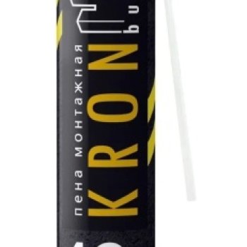 Пена монтажная бытовая KronBuild 40+ 850мл 600г всесезонная (12)