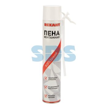 Пена монтажная бытовая Rexant 580г 50л всесезонная (16)