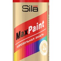 Эмаль аэрозольная красный RAL 3020 520мл Sila (12)