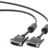 Кабель DVI-D dual link  1,8м экран ферритовые кольца Gembird