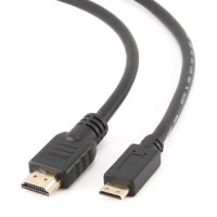 Кабель HDMI - HDMI-mini 3м Gold v1.4 Gembird
