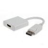 Переходник DisplayPort - HDMI 20M/19F, 0.1м, Cablexpert белый (200)