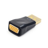 Переходник DisplayPort - VGA 20M/15F, Cablexpert, черный (1/100)