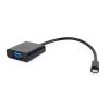 Переходник miniDisplayPort - VGA 20M/15F, 0.15м, Cablexpert, черный (1/100)