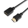 Удлинитель HDMI 1.8м v2.0 Cablexpert 19M/19F чёрный, пакет (1/60)