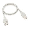 Удлинитель USB AM-AF 0.75м Cablexpert, медь, серый, пакет (1/300)