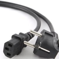 Кабель питания 220 3 метра, 6A, с заземлением, Gembird, черный (1/75)