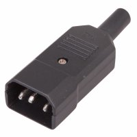 Штекер сетевой на шнур "папа" C14 Rexant (25)