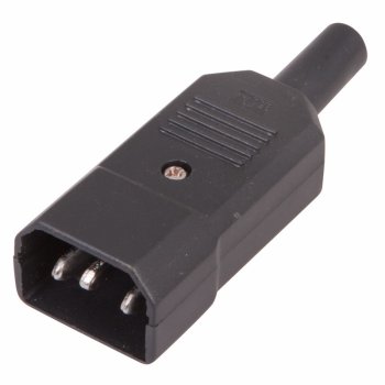 Штекер сетевой на шнур "папа" C14 Rexant (25)