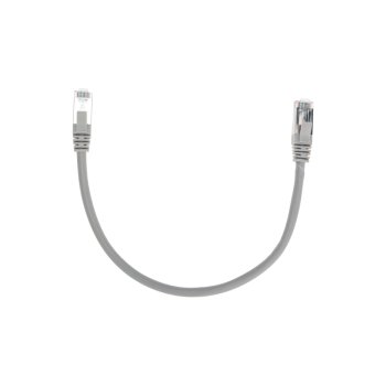 Патч-корд FTP-6 RJ-45 0.3м серый LSZH Rexant