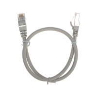 Патч-корд FTP-6 RJ-45 0.5м серый LSZH Rexant