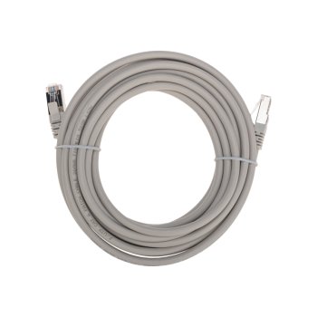Патч-корд FTP-6 RJ-45 5м серый LSZH Rexant