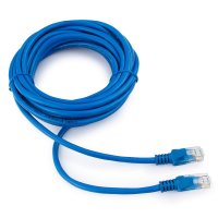Патч-корд UTP - 5е RJ-45 5 м, многожильный, Cablexpert, синий (1/90)