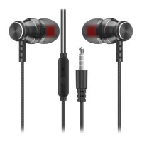 Гарнитура вкладыши SmartBuy M300 металлический корпус, пульт, чёрный, пакет (1/100)