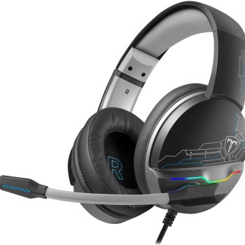 Гарнитура полноразмерная игровая Defender CyberCore, объёмный звук 7.1, кабель 2.2м, чёрный