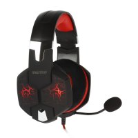 Гарнитура полноразмерная игровая SmartBuy Rush Taipan 2.5м USB7.1 чёрный/красный