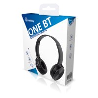 Гарнитура полноразмерная Smartbuy ONE BT Bluetooth, MP3, 200mAh, складная, зарядка TypeC, чёрный (1/20)