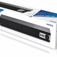 Колонка-саундбар 2.0 SmartBuy LINER MK IV 2x5Вт BT/FM/MP3(USB/microSD)/AUX/LED/встр микр USB чёрный (1/10)