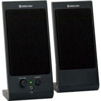 Колонки 2.0 Defender SPK-170 2x2Вт jack3.5 черный (40)