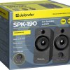 Колонки 2.0 Defender SPK-190 2x4Вт USB jack3.5 для наушников и микрофона чёрный (1/24)