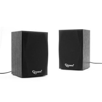 Колонки 2.0 Gembird 201 2x2.5Вт USB дерево черный (20)
