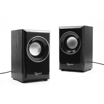 Колонки 2.0 Gembird 204 2x3Вт USB дерево чёрный (20)