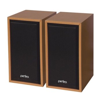 Колонки 2.0 Perfeo Cabinet 2x3Вт USB дерево бук (30)