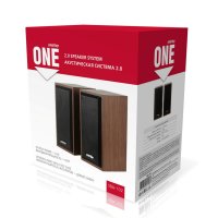 Колонки 2.0 SmartBuy ONE 2x3Вт USB дерево коричневый (1/20)