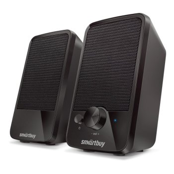 Колонки 2.0 SmartBuy 4850 W30 2x3Вт USB чёрный (1/20)