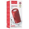 Колонка портативная Bluetooth Hoco BS48 10Вт акк 1200мАч FM/MP3(microSD/USB)/AUX/TWS/LED/IPX5 красный (1/5/40)
