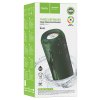 Колонка портативная Bluetooth Hoco BS48 10Вт акк 1200мАч FM/MP3(microSD/USB)/AUX/TWS/LED/IPX5 тёмно-зелёный (1/5/40)