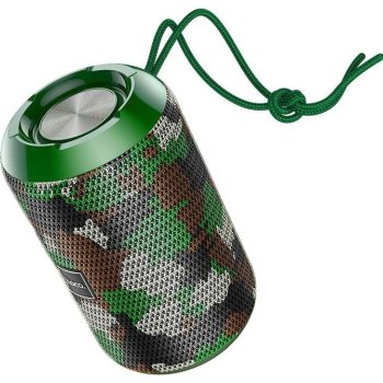 Колонка портативная Bluetooth Hoco HC1 5Вт аккумулятор 1200мАч FM/MP3(microSD/USB)/AUX/TWS хаки (1/40)