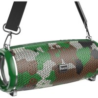 Колонка портативная Bluetooth Hoco HC2 10Вт аккумулятор 2400мАч FM/MP3(microSD/USB)/AUX/TWS/LED хаки (1/30)