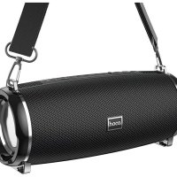 Колонка портативная Bluetooth Hoco HC2 10Вт аккумулятор 2400мАч FM/MP3(microSD/USB)/AUX/TWS/LED черный (1/30)