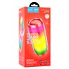 Колонка портативная Bluetooth Hoco HC8 10Вт аккумулятор 1800мАч FM/MP3(microSD/USB)/AUX/TWS/LED-подсветка 360°, красный (1/5/30)