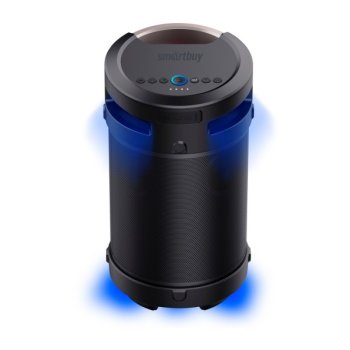 Колонка портативная Bluetooth SmartBuy 970 Z1 74Вт USB MP3(USB/microSD)/FM/AUX IPX5 подсветка чёрный (1/2)