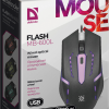 Мышь Defender Flash MB-600L 4кн, 800/1000/1200dpi, 7цветов подсветки, чёрный (1/40)
