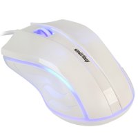 Мышь SmartBuy 338 One 2кн 1000dpi подсветка белый